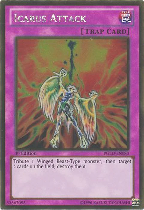 Icarus Attack - PGLD-EN080 - Gold Rare 