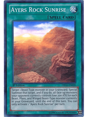 Ayers Rock Sunrise - DRLG-EN020 - Super Rare