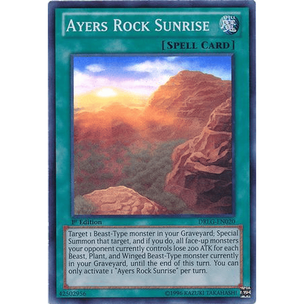 Ayers Rock Sunrise - DRLG-EN020 - Super Rare