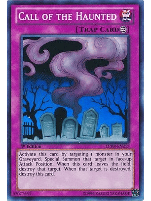 Call of the Haunted - LCJW-EN217 - Super Rare (desgastada)