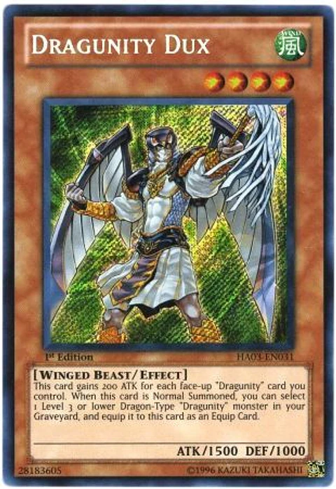 Dragunity Dux - HA03-EN031 - Secret Rare