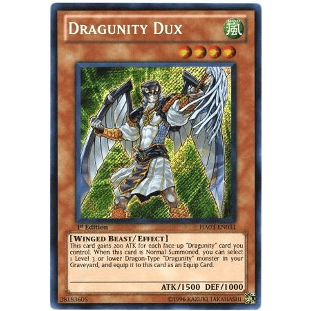 Dragunity Dux - HA03-EN031 - Secret Rare