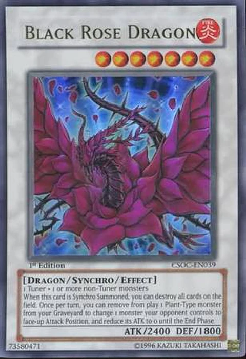 Black Rose Dragon - CSOC-EN039 - Ultra Rare 