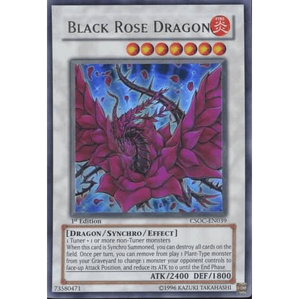 Black Rose Dragon - CSOC-EN039 - Ultra Rare 