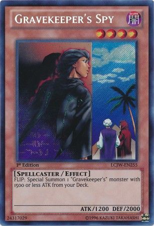 Gravekeeper's Spy - LCJW-EN255 - Secret Rare 1