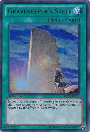 Gravekeeper's Stele - LCJW-EN261 - Ultra Rare 1