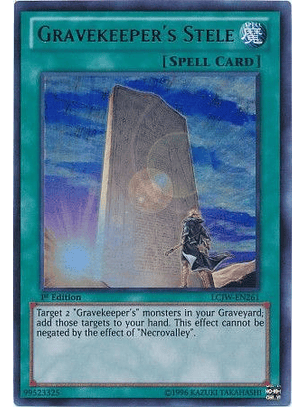 Gravekeeper's Stele - LCJW-EN261 - Ultra Rare