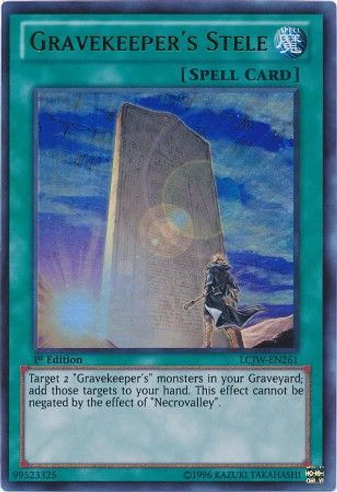 Gravekeeper's Stele - LCJW-EN261 - Ultra Rare