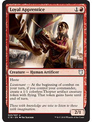 Loyal Apprentice - C18 - U
