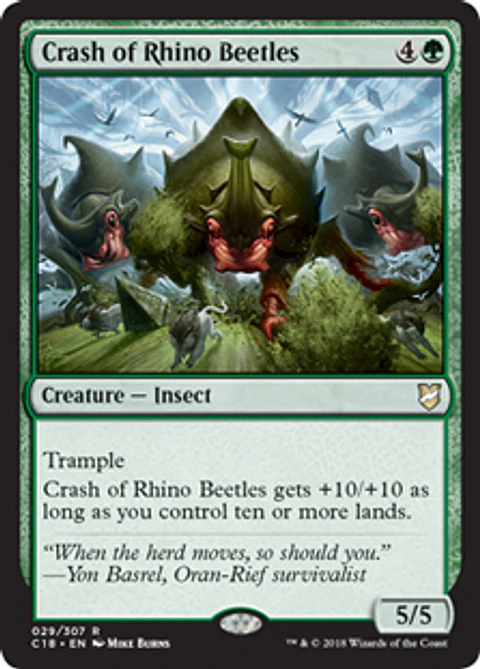 Crash of Rhino Beetles - C18 - R 
