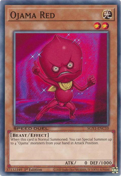 Ojama Red - SGX1-ENC10 - Common