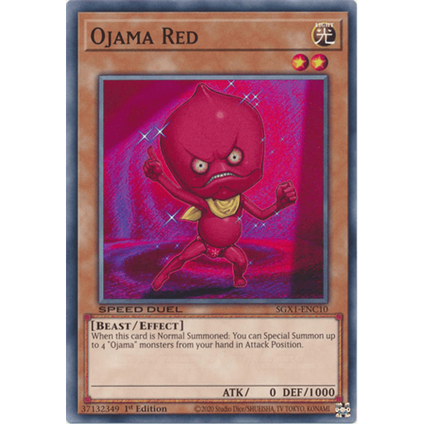 Ojama Red - SGX1-ENC10 - Common