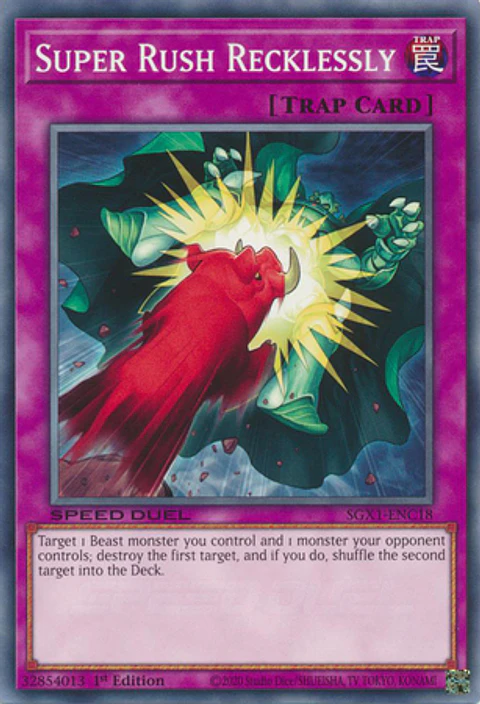 Super Rush Recklessly - SGX1-ENC18 - Common