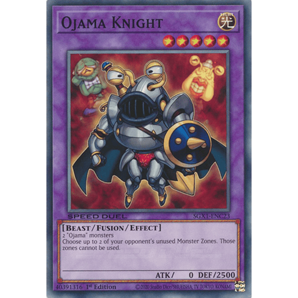 Ojama Knight - SGX1-ENC23 - Common