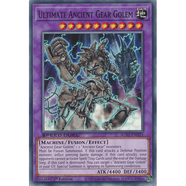 Ultimate Ancient Gear Golem - SGX1-END21 - Common