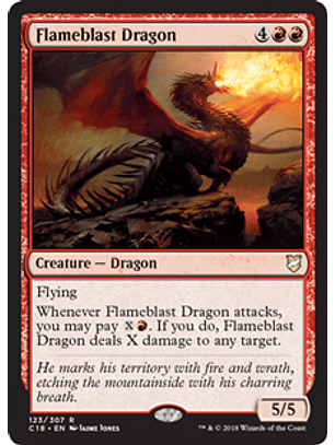 Flameblast Dragon - C18 - R 