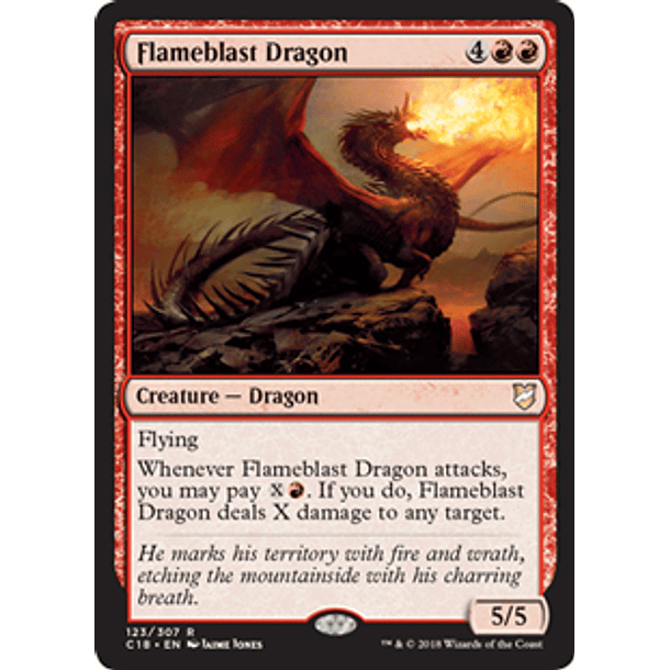 Flameblast Dragon - C18 - R 