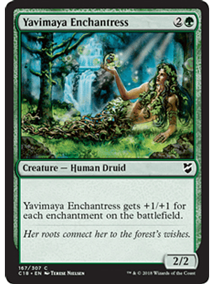 Yavimaya Enchantress - C18 - C 