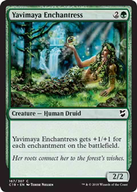 Yavimaya Enchantress - C18 - C 