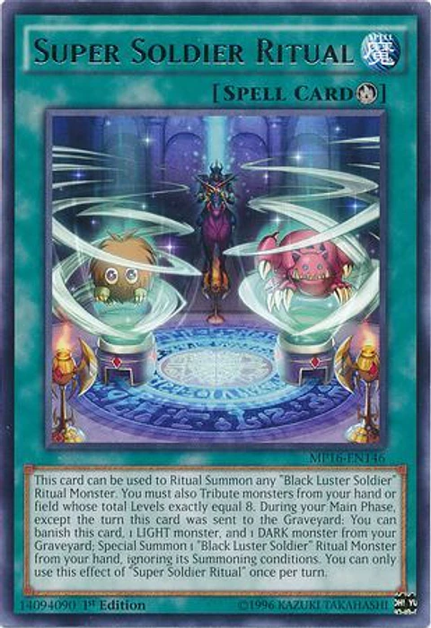 Super Soldier Ritual - MP16-EN146 - Rare 
