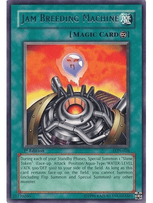 Jam Breeding Machine - LON-026 - Rare 
