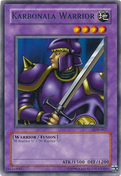 Karbonala Warrior - LOB-067 - Rare Español o Ingles