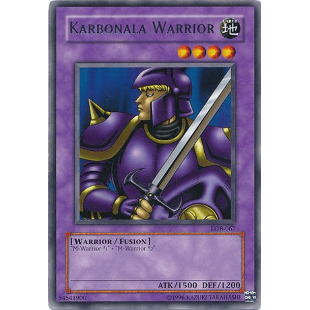 Karbonala Warrior - LOB-067 - Rare Español o Ingles