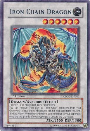 Iron Chain Dragon - CSOC-EN040 - Rare 1
