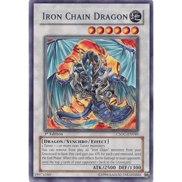 Iron Chain Dragon - CSOC-EN040 - Rare