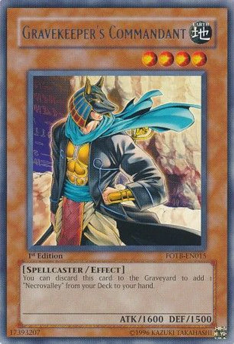 Gravekeeper's Commandant - FOTB-EN015 - Rare