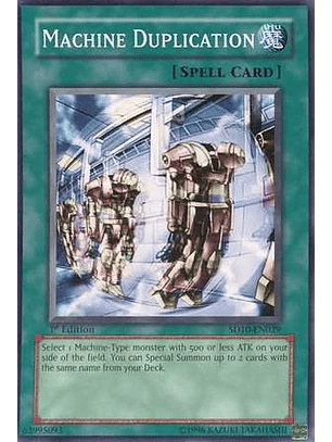 Machine Duplication - SD10-EN029 - Common 