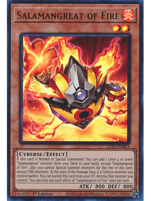 Salamangreat of Fire - LD10-EN001 - Ultra Rare