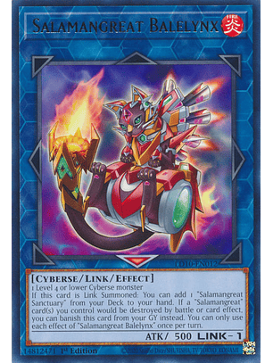 Salamangreat Balelynx - LD10-EN012 - Rare