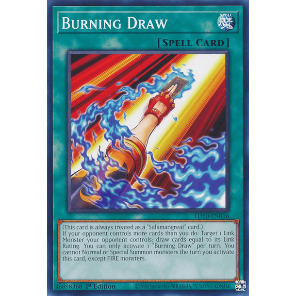 Burning Draw - LD10-EN016 - Common 