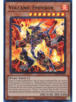 Volcanic Emperor - LD10-EN018 - Ultra Rare