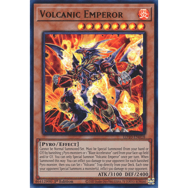 Volcanic Emperor - LD10-EN018 - Ultra Rare