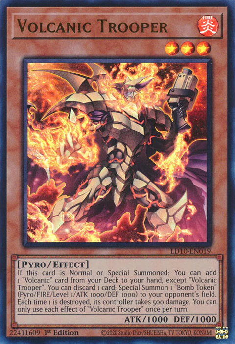 Volcanic Trooper - LD10-EN019 - Ultra Rare
