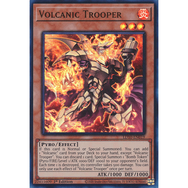 Volcanic Trooper - LD10-EN019 - Ultra Rare