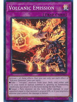 Volcanic Emission - LD10-EN023 - Super Rare