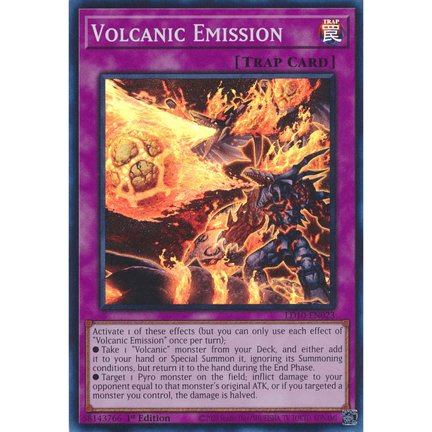 Volcanic Emission - LD10-EN023 - Super Rare