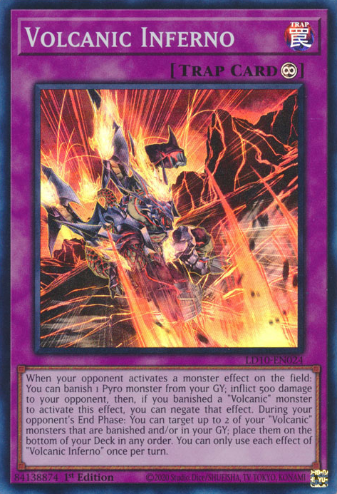 Volcanic Inferno - LD10-EN024 - Super Rare 1