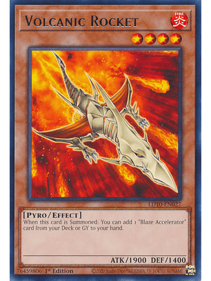 Volcanic Rocket - LD10-EN027 - Rare