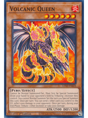 Volcanic Queen - LD10-EN028 - Common 