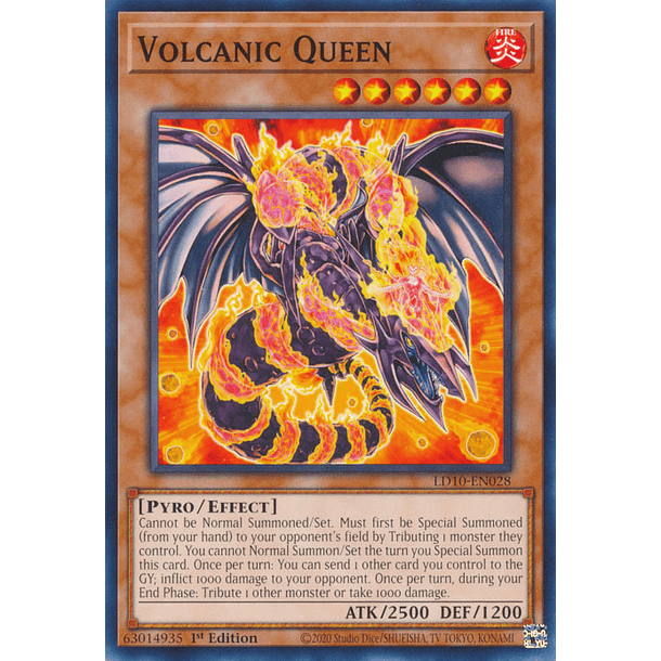 Volcanic Queen - LD10-EN028 - Common 