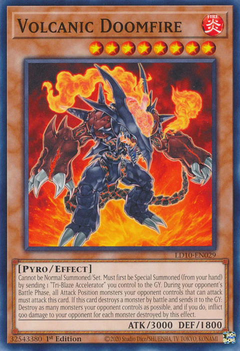 Volcanic Doomfire - LD10-EN029 - Common 