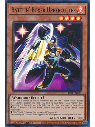 Battlin' Boxer Uppercutter - LD10-EN032 - Ultra Rare
