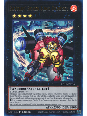 Battlin' Boxer King Dempsey - LD10-EN036 - Ultra Rare