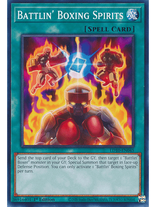 Battlin' Boxing Spirits - LD10-EN045 - Common 