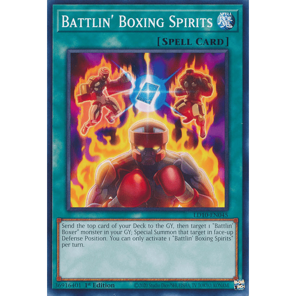 Battlin' Boxing Spirits - LD10-EN045 - Common 
