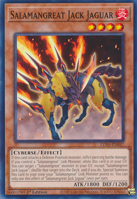 Salamangreat Jack Jaguar - LD10-EN047 - Common 